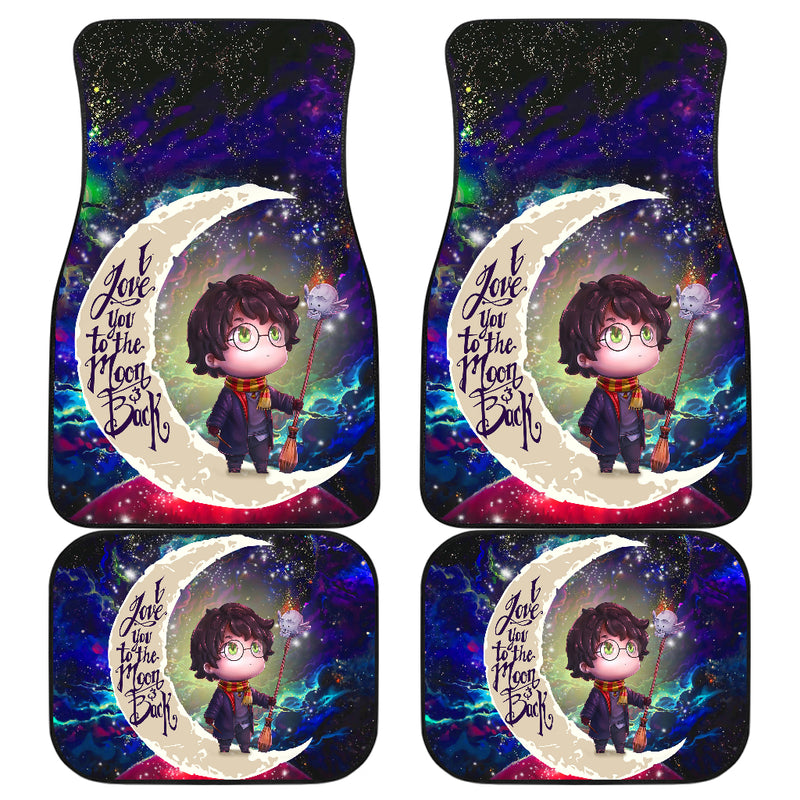 Harry Potter Chibi Love You To The Moon Galaxy Car Mats Nearkii