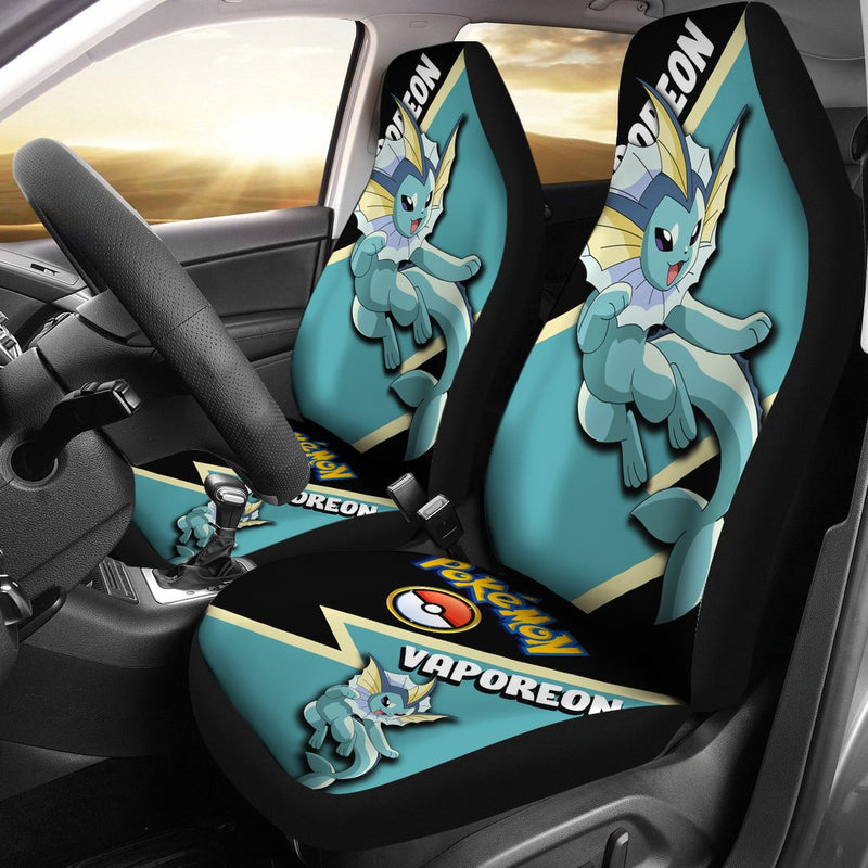 Vaporeon Car Seat Covers Custom Anime Pokemon Car Accessories Nearkii