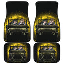 Chainsaw Man Anime Funny Halloween Moonlight Car Floor Mats Car Accessories