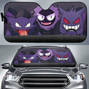 Pokemon Anime Gengar Haunter And Gastly Driving Car Auto Sunshades Nearkii