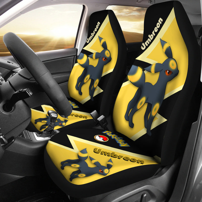 Umbreon Eevee Evolution Pokemon Premium Custom Car Seat Covers Decor Protectors Nearkii