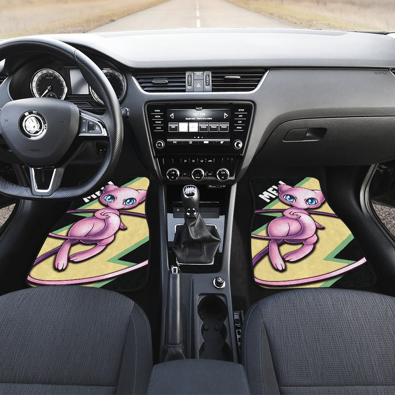 Mew Car Floor Mats Custom Anime Pokemon Car Interior Accessories Nearkii