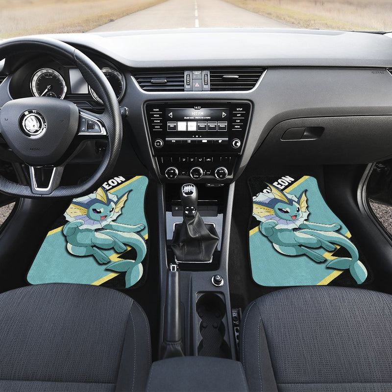 Vaporeon Car Floor Mats Custom Anime Pokemon Car Interior Accessories Nearkii