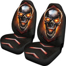 Metal Skull Fire Jeep Premium Car Seat Cover Nearkii
