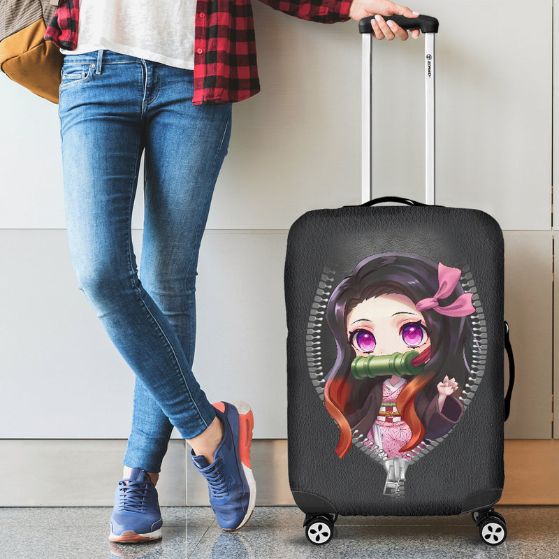 Kamado Nezuko Demon Slayer Zip Luggage Cover Suitcase Protector Nearkii