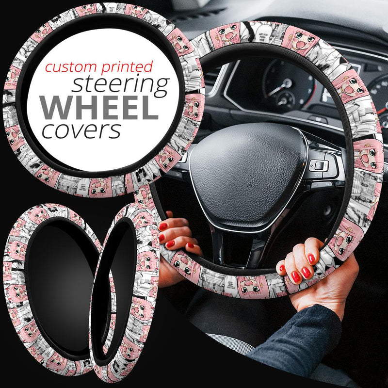 Darling In The Franxx Chibi Anime Custom Car Steering Wheel Cover Nearkii