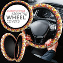 Heart Rengoku Kyojuro Chipi Demon Slayer Anime Car Steering Wheel Cover 1 Nearkii