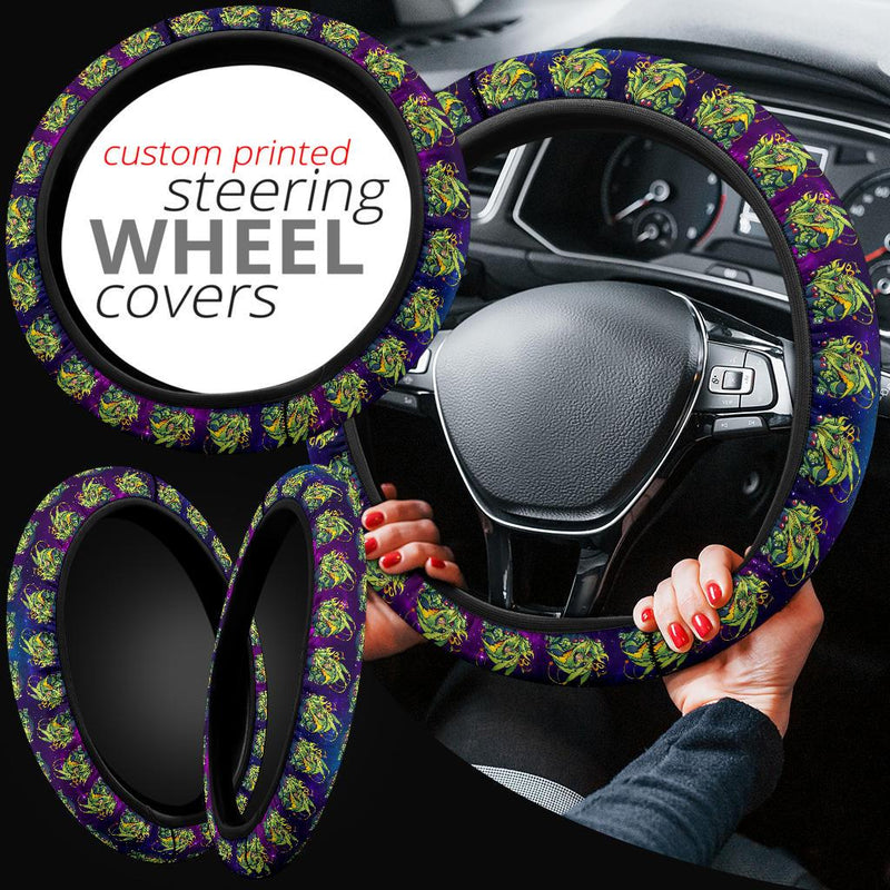 Rayquaza Pokemon Anime Custom Car Steering Wheel Cover Nearkii