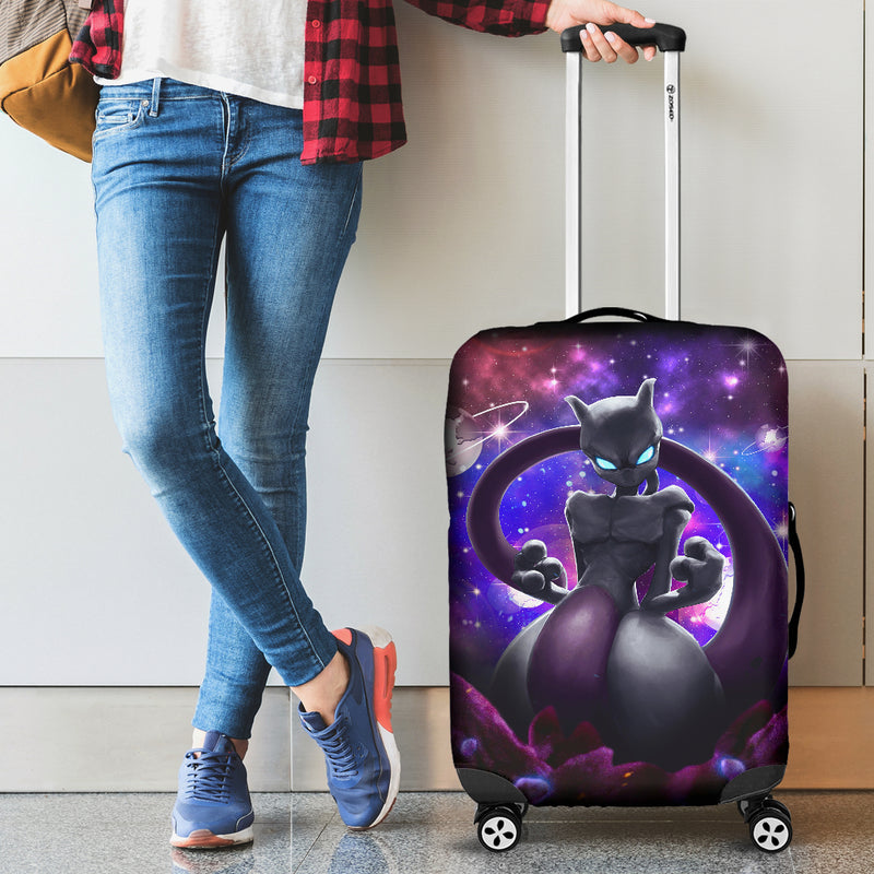Mewtwo Galaxy Pokemon Luggage Cover Suitcase Protector Nearkii
