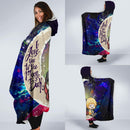 Zenitsu And Nezuko Chibi Demon Slayer Love You To The Moon Galaxy Economy Hooded Blanket Nearkii