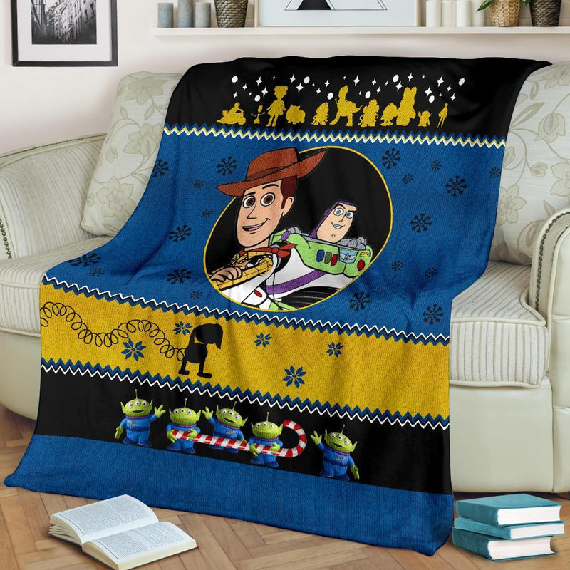 Toy Story Ugly Christmas Custom Blanket Home Decor