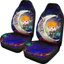 Hinata Haikyuu Love You To The Moon Galaxy Car Seat Covers