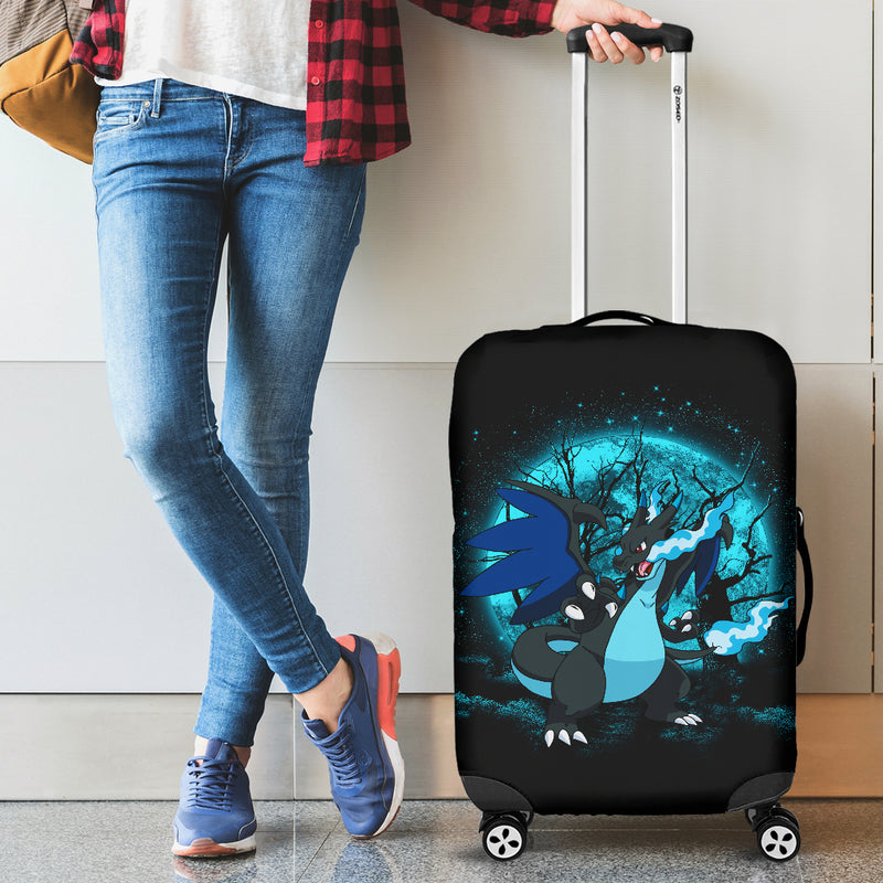Charizard Mega X Moonlight Luggage Cover Suitcase Protector Nearkii
