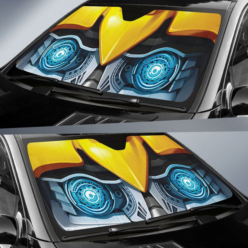 Transformer Bumblebee Eyes Custom Car Windshield Auto Sun Shades Nearkii