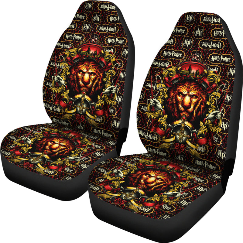 Gryffindor Harry Potter Premium Custom Car Seat Covers Decor Protector