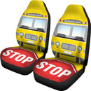 Best School Bus Driver Premium Custom Car Seat Covers Decor Protector Nearkii