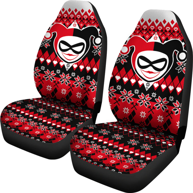 Christmas Harley Quinn Premium Custom Car Seat Covers Decor Protectors Nearkii