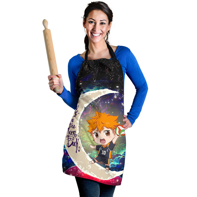 Hinata Haikyuu Moon Custom Apron Best Gift For Anyone Who Loves Cooking