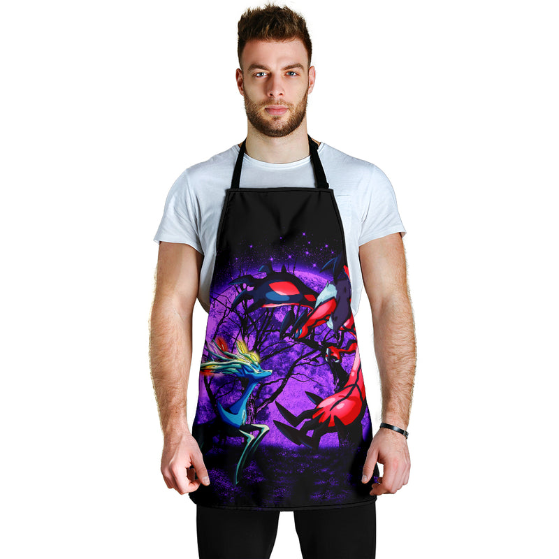 Pokemon X Y Yveltal And Xerneas Moonlight Custom Apron Best Gift For Anyone Who Loves Cooking