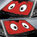 Red Slight Surprised Cartoon Eyes Car Auto Sunshades Nearkii