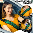Green Wall Premium Custom Car Seat Belt Covers Nearkii
