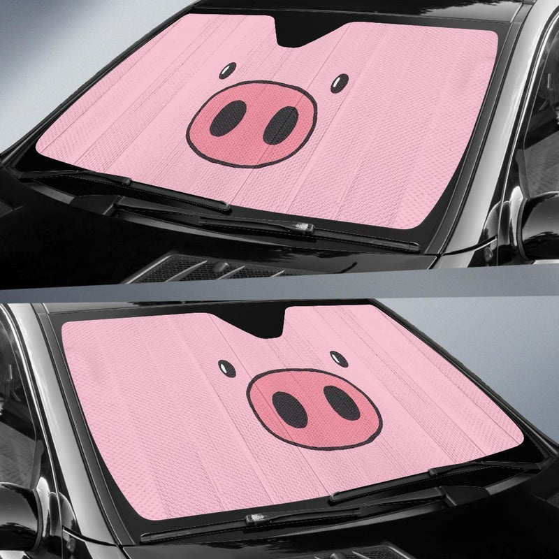 Pig Face Auto Sun Shades Windshield Accessories Decor Gift Nearkii