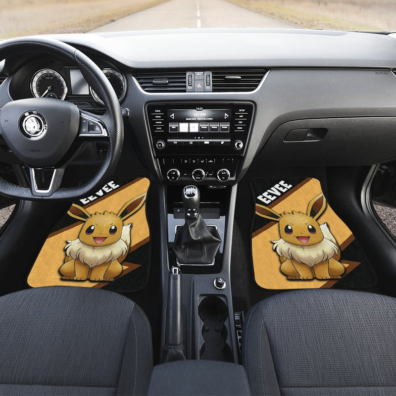 Eevee Car Floor Mats Custom Anime Pokemon Car Interior Accessories Nearkii