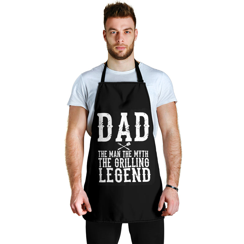 Dad Grilling Legend Custom Apron Best Gift For Anyone Who Loves Cooking