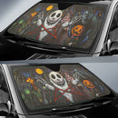 Nightmare Before Christmas Team Noel Car Auto Sunshades Nearkii