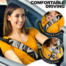 Cream White Jeep Car Seat Belt Cover Custom Car Accessories Nearkii