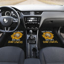 Sunflowers Just A Girl Who Loves Sunflowers Front And Back Car Mats (Set Of 4) Nearkii
