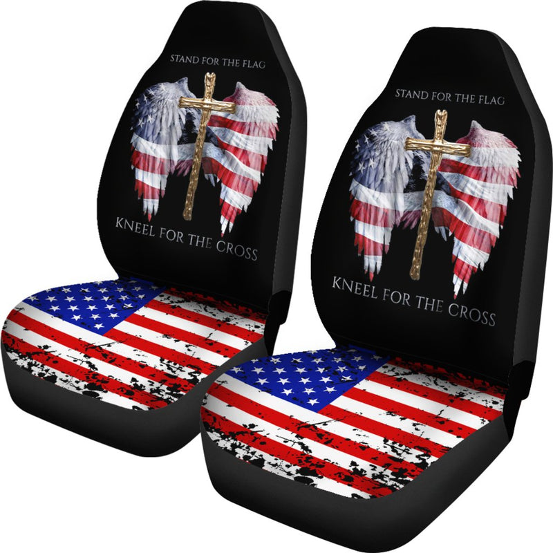 Best Social Worker Us Flag Premium Custom Car Seat Covers Decor Protector Nearkii