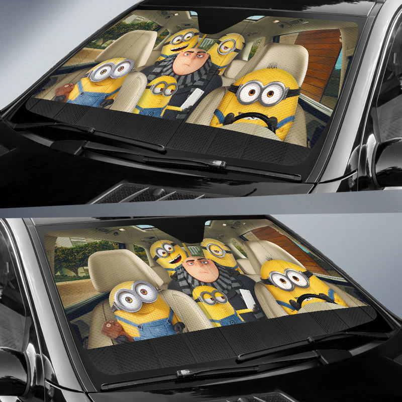 Despicable Me Gru And Minions Car Auto Sunshades Nearkii