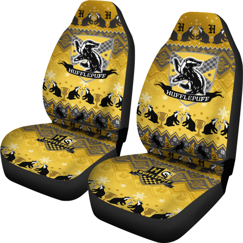 Harry Potter Hufflepuff Premium Custom Car Seat Covers Decor Protectors Nearkii