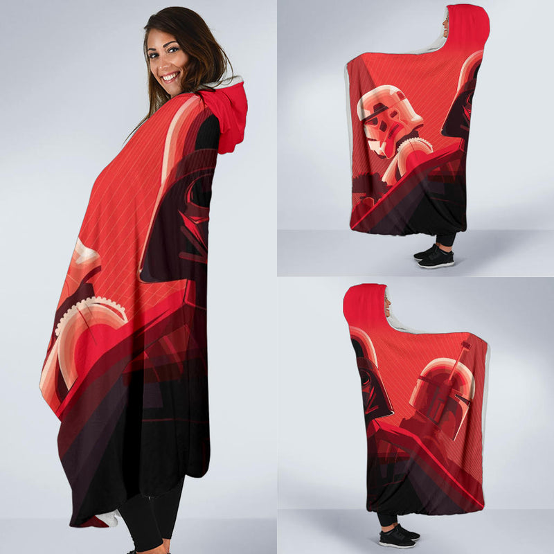 Darth Vader Stormtrooper Economy Hooded Blanket Nearkii