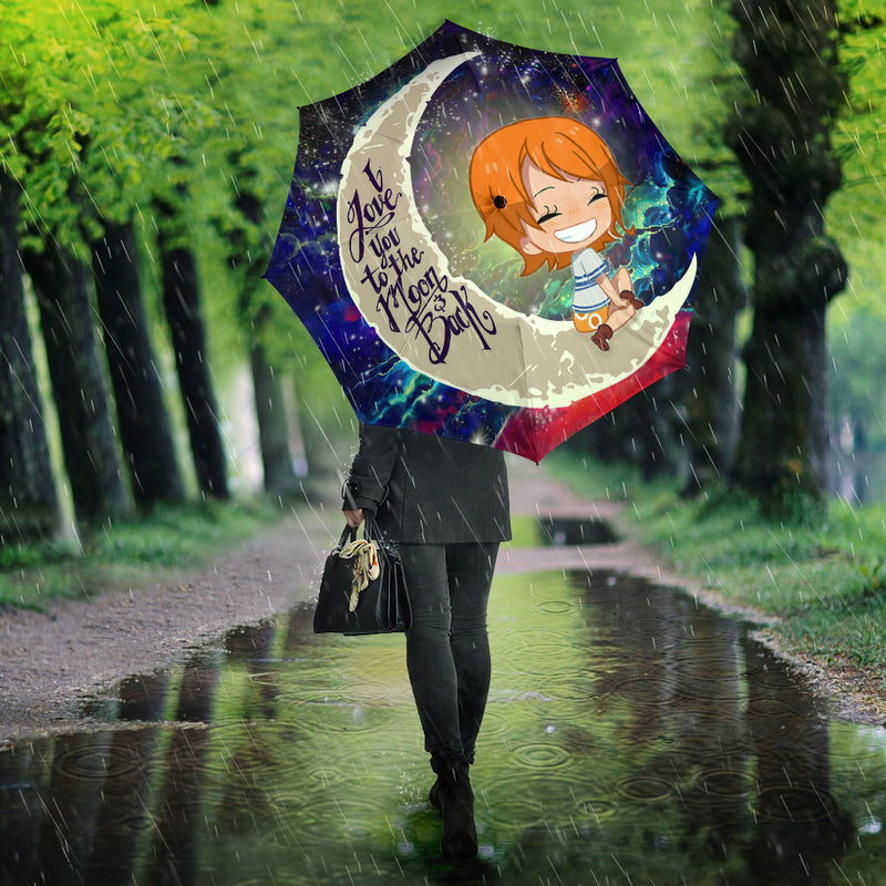 Nami One Piece Love You To The Moon Galaxy Umbrella Nearkii