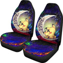 Pikachu Pokemon Sleep Love You To The Moon Galaxy Car Seat Covers