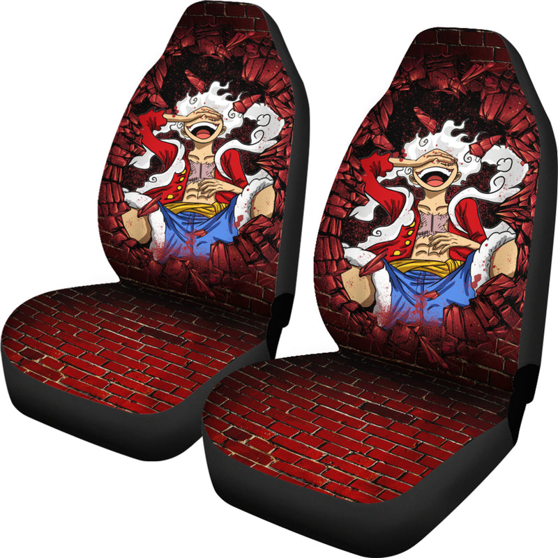 Luffy Gear 5 One Piece Anime Car Seat Covers Car Accessories Nearkii