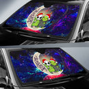 Grinch And Jack Nightmare Before Christmas Love You To The Moon Galaxy Car Auto Sunshades Nearkii
