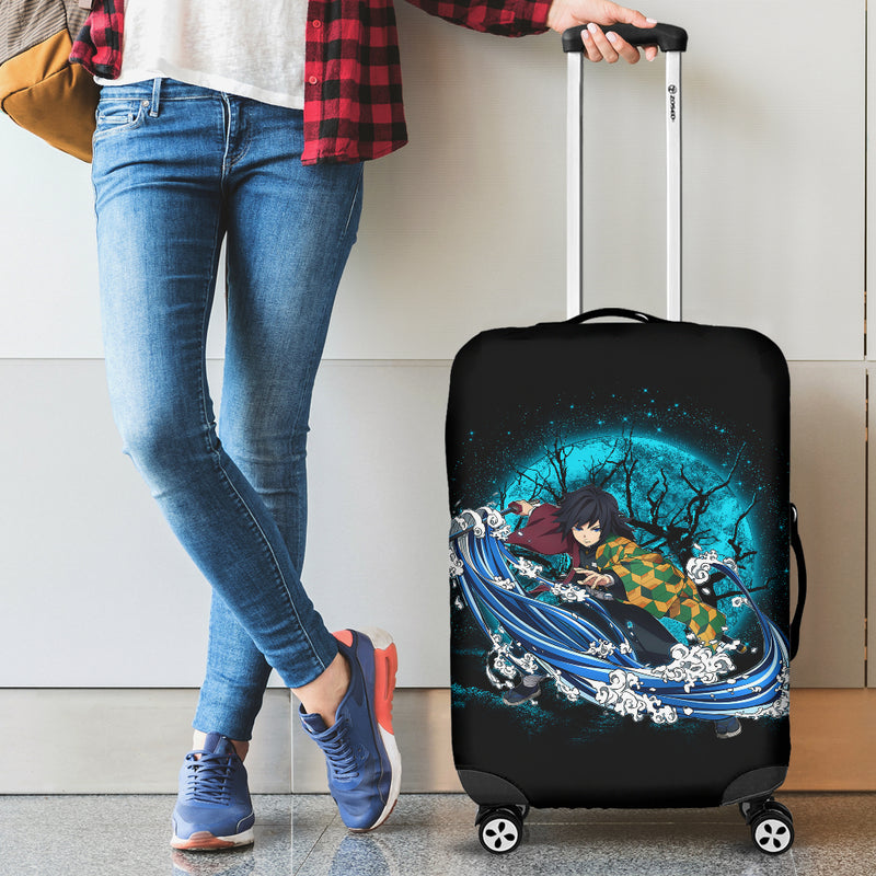 Tomioka Giyuu Demon Slayer Moonlight Luggage Cover Suitcase Protector Nearkii