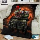 Pennywise And Friends Halloween Moonlight Premium Blanket Nearkii