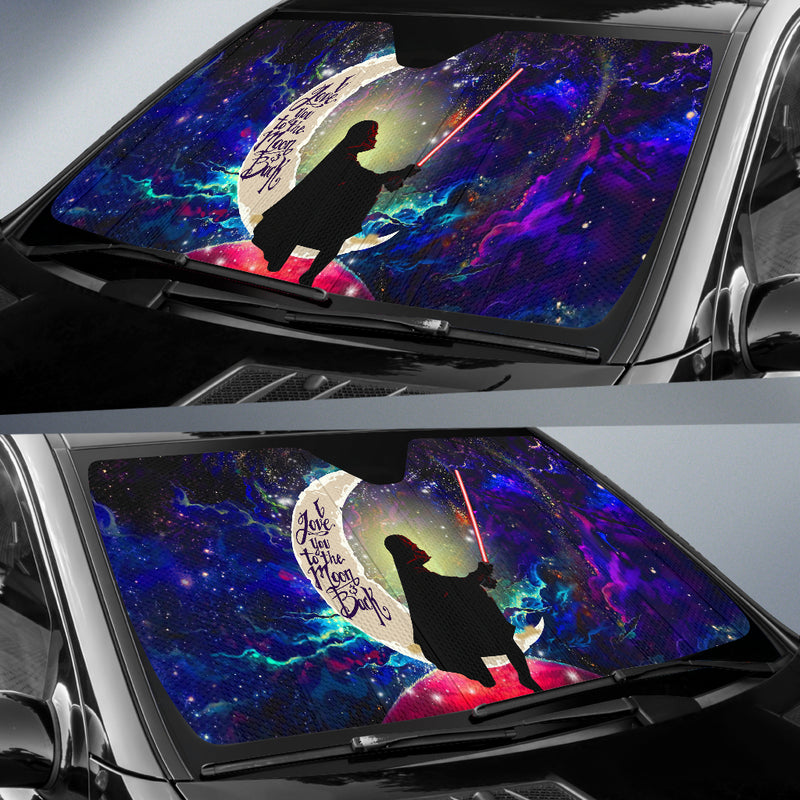 Star War Love You To The Moon Galaxy Car Auto Sunshades Nearkii
