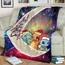 Pokemon Friends Gen 1 Love You To The Moon Galaxy Premium Blanket Nearkii