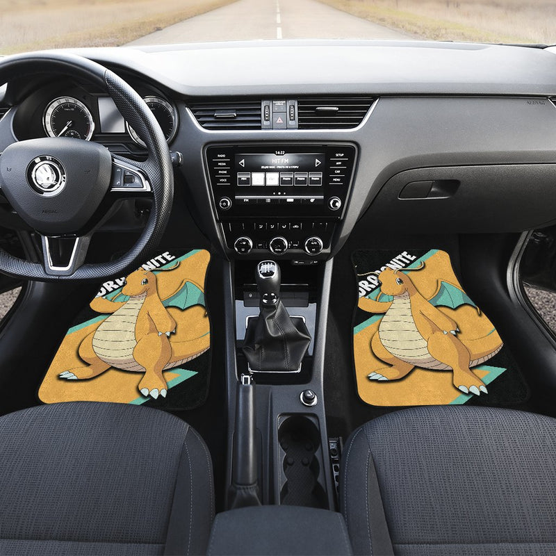 Dragonite Car Floor Mats Custom Anime Pokemon Car Interior Accessories Nearkii