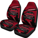 Jeep Dark Red Premium Custom Car Seat Covers Decor Protectors Nearkii