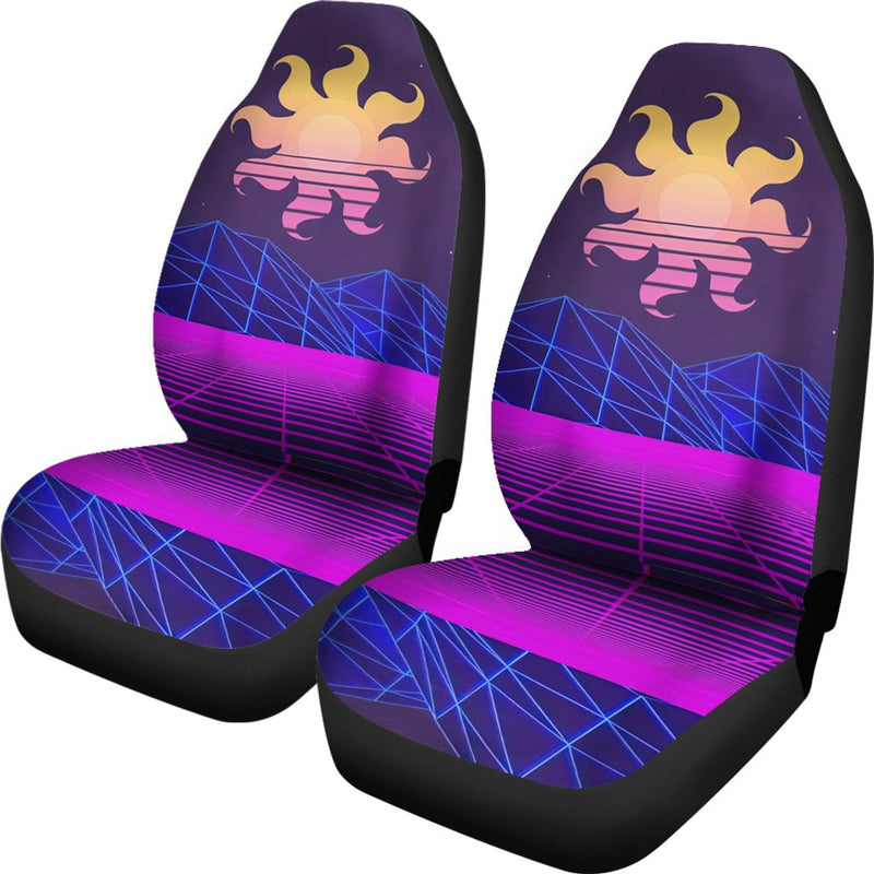 Best Mystery Abstract Sun Digital Art Premium Custom Car Seat Covers Decor Protector Nearkii