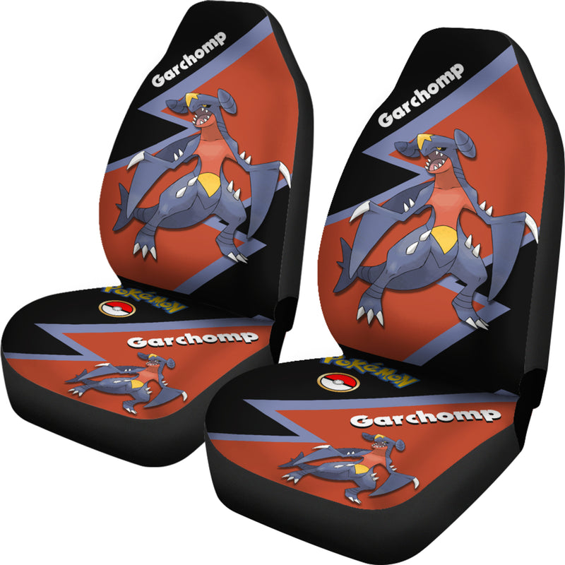 Garchomp Pokemon Premium Custom Car Seat Covers Decor Protectors Nearkii