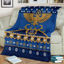 Eagle Sign Ugly Christmas Custom Blanket Home Decor Nearkii
