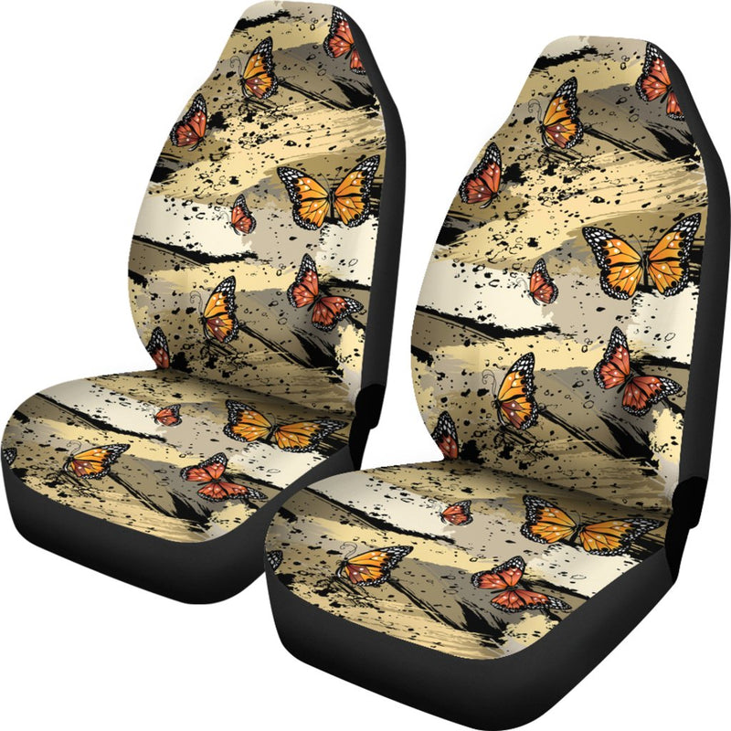 Best Painting Butterfly Art Premium Custom Car Seat Covers Decor Protector Nearkii