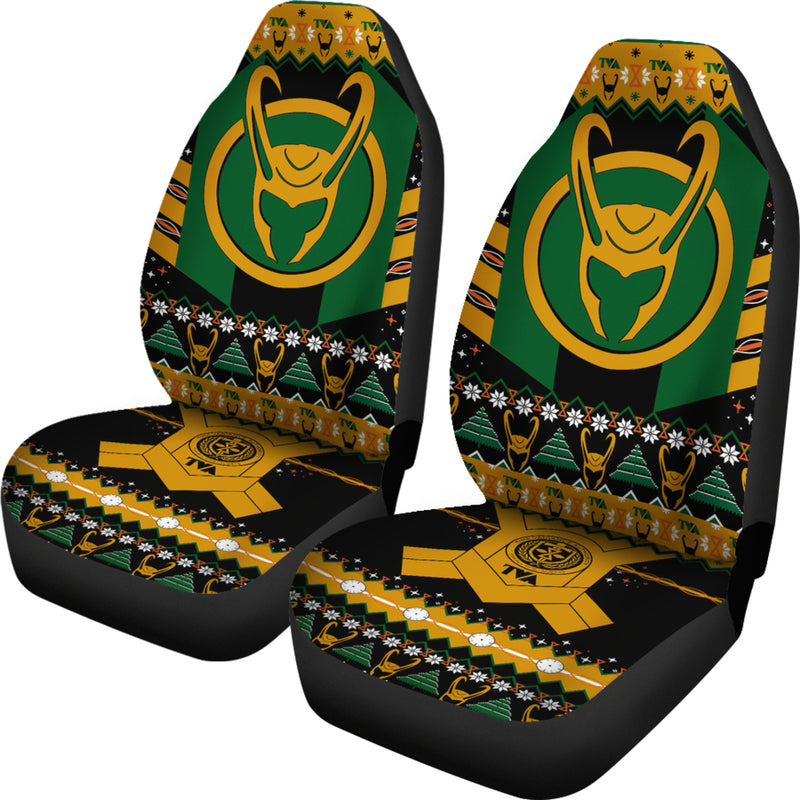 Loki Christmas Premium Custom Car Seat Covers Decor Protectors Nearkii